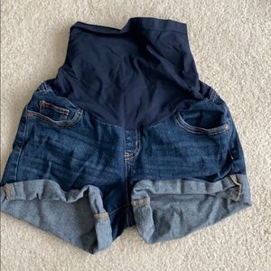 Maternity shorts size medium brand indigo blue